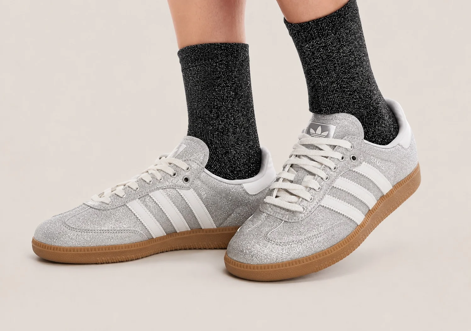 Adidas Samba OG Disco - Sleek Silver - Image 3