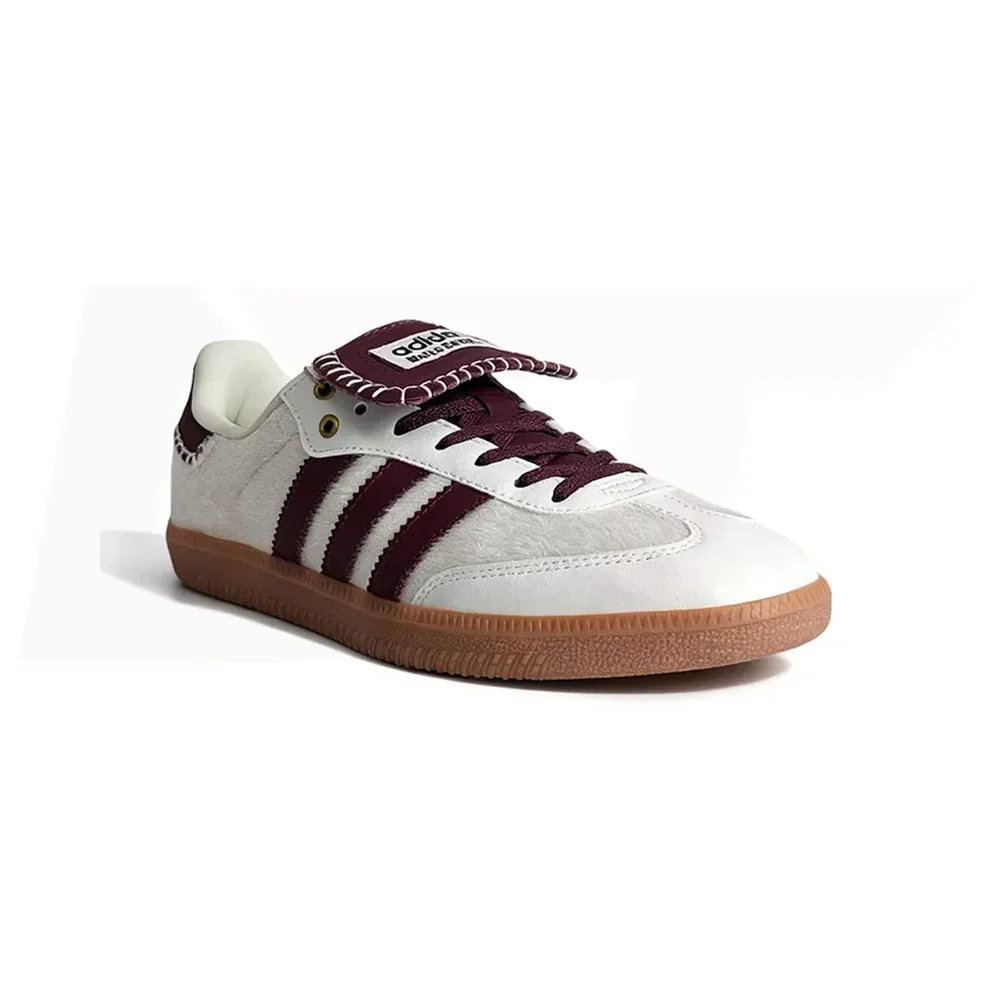 Adidas Samba x Wales Bonner - Cream White / Mystery Brown - Image 2