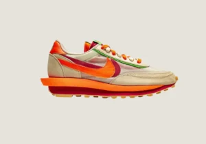 Nike LDWaffle x CLOT x Sacai Orange
