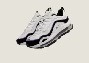 Alternative view of Nike Air Max 97 Futura - White / Black / Purple