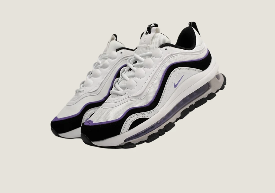 Nike Air Max 97 Futura - White / Black / Purple - Image 2