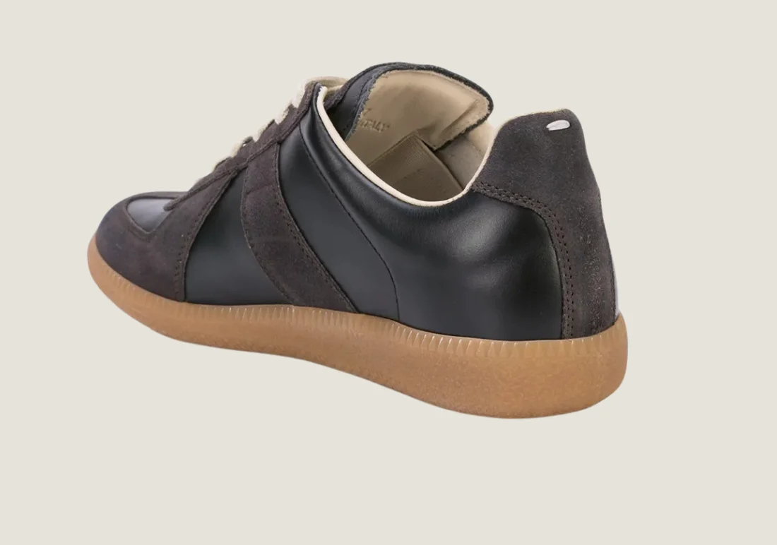 Maison Margiela Replica - Nappa Leather & Suede / Black / Honey Sole - Image 4