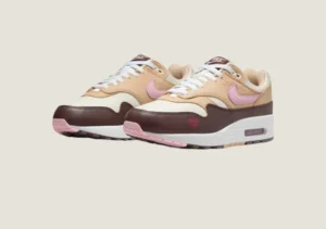 Alternative view of Nike Air Max 1 - '87 Coconut Milk / Baroque Brown / Medium Soft Pink