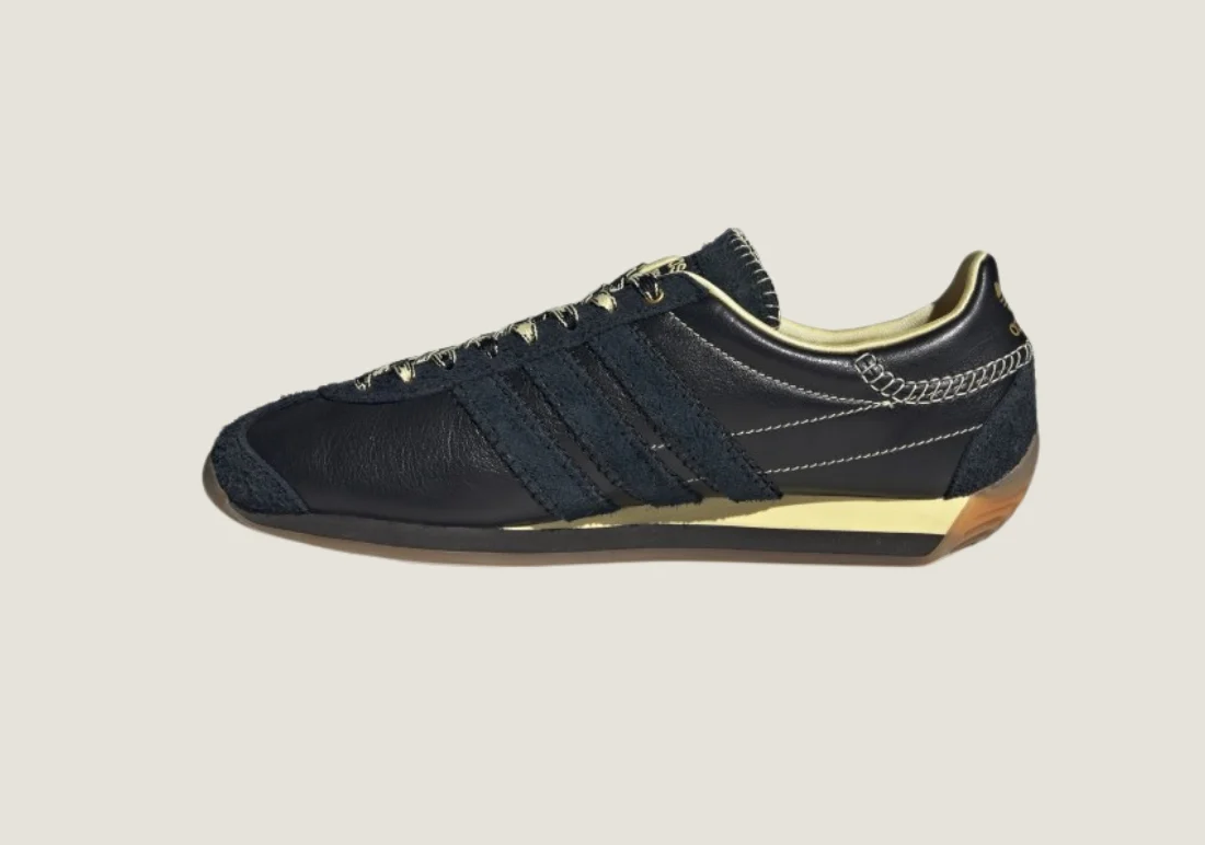 Adidas Country OG x Bonner - Core Black / Easy Yellow - Image 3