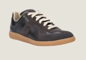 Alternative view of Maison Margiela Replica - Nappa Leather & Suede / Black / Honey Sole