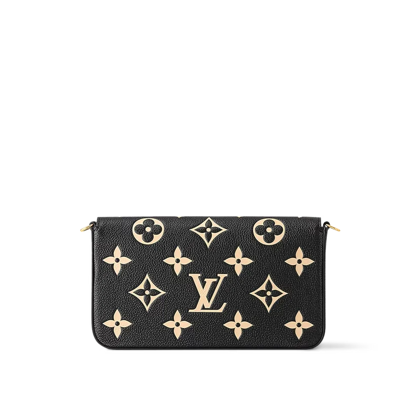 Louis Vuitton Felicie Pouch - Black Beige - Image 4