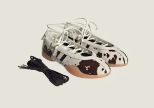 Alternative view of Adidas Taekwondo Mei - Cow Print Brown / White