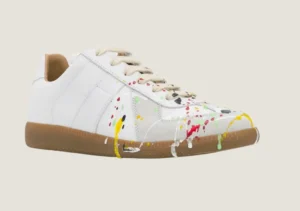Alternative view of Maison Margiela Replica - Nubuck Leather & Velour / Dirty Wash / Paint Splatter