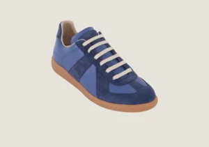 Alternative view of Maison Margiela Replica - Nappa Leather & Suede / Blue / Honey Sole