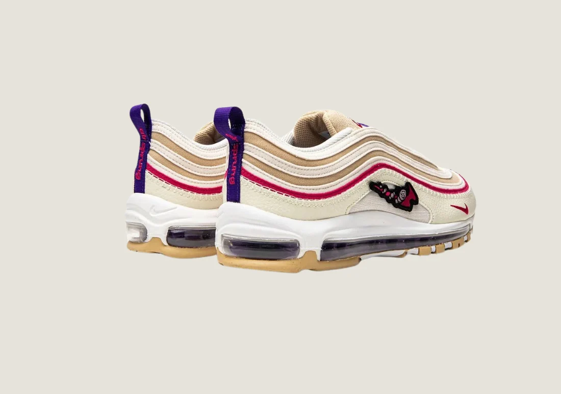 Nike Air Max 97 SE "Air Sprung" SESAME / ELECTRO PURPLE / COCONUT MILK / RUSH Pink - Image 3