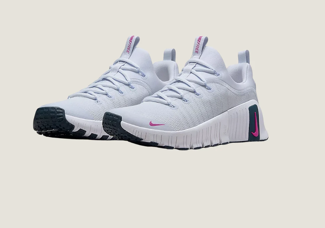 Nike Free Metcon 6 - Women's Grey / Pink - Image 2