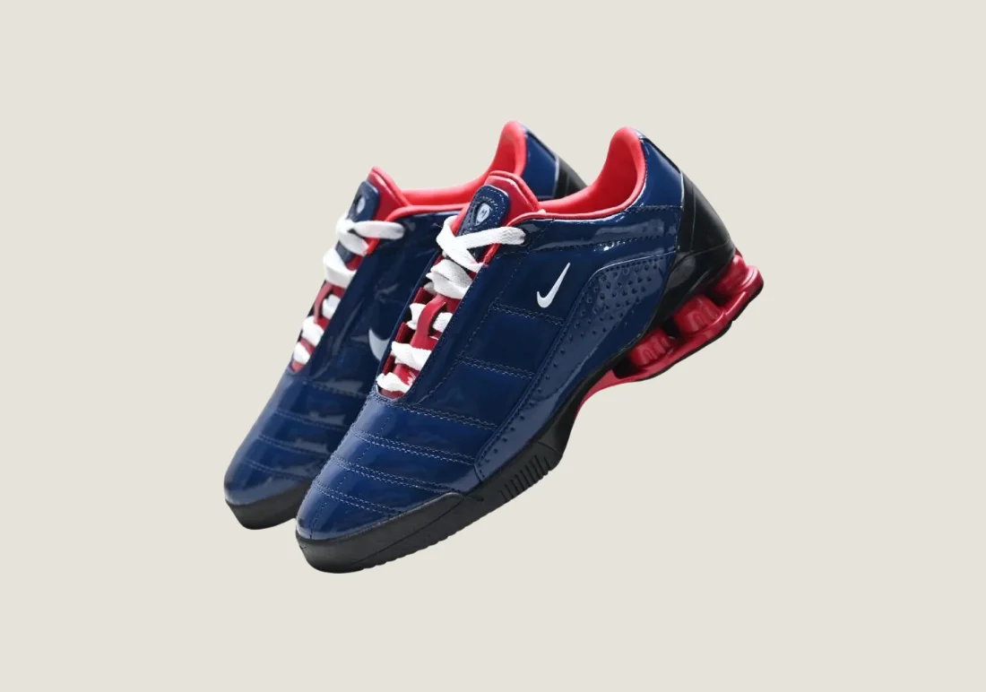 Nike Total 90 Shox Secutor Maha Amsterdam Navy Red - Image 5