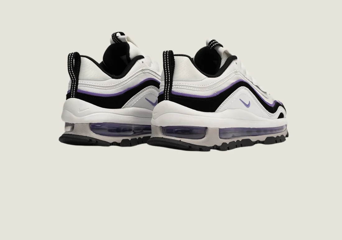 Nike Air Max 97 Futura - White / Black / Purple - Image 4
