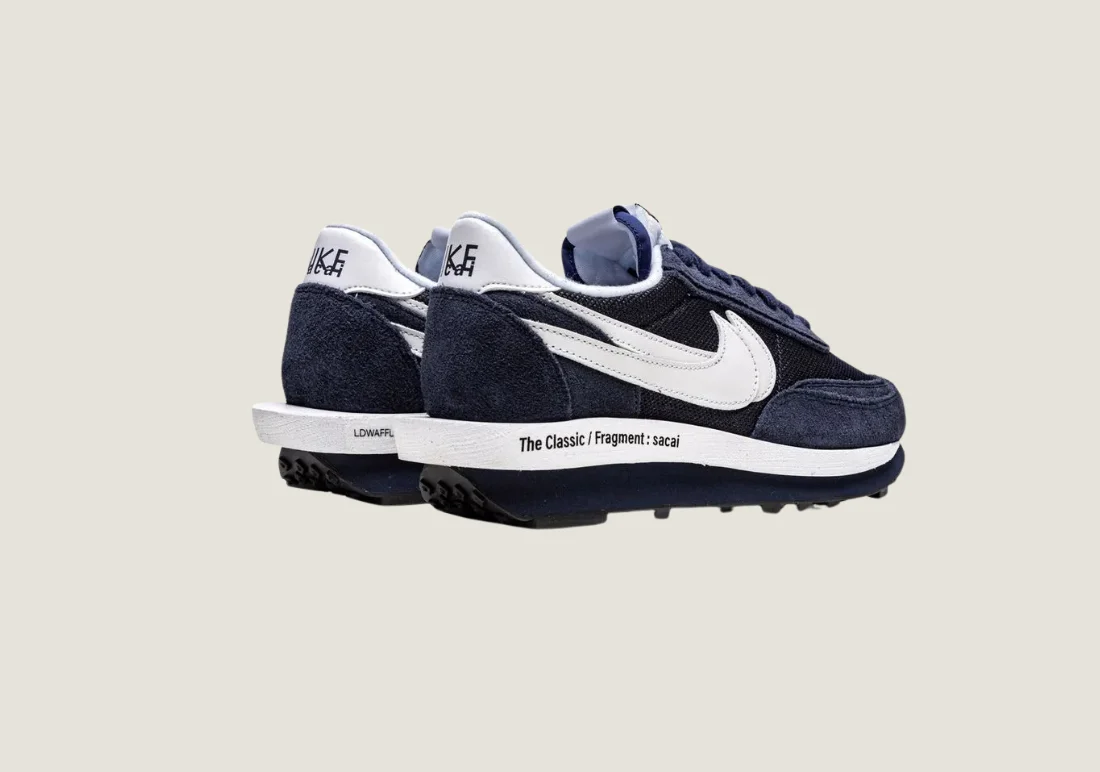 Nike LDWaffle x Sacai x Fragment - Navy - Image 3