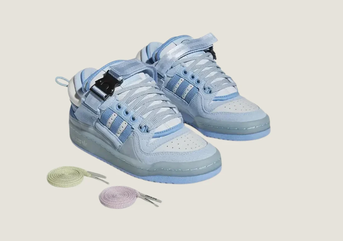 Adidas Forum Buckle Low x Bad Bunny - Blue Tint - Image 2