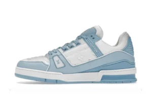 LV – TRAINER LOW WHITE SKY BLUE
