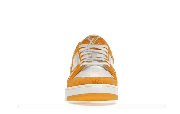 LV – TRAINER YELLOW MONOGRAM DENIM WHITE - Image 2