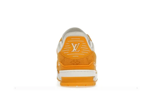 LV – TRAINER YELLOW MONOGRAM DENIM WHITE - Image 4