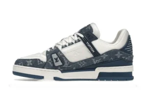 LV – TRAINER MONOGRAM DENIM WHITE BLUE