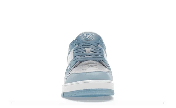 LV – TRAINER LOW WHITE SKY BLUE - Image 2