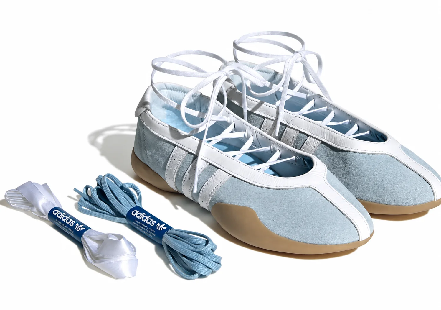 Adidas Taekwondo Mei Ballet - Light Blue / White / Gum - Image 4