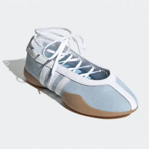 Alternative view of Adidas Taekwondo Mei Ballet - Light Blue / White / Gum