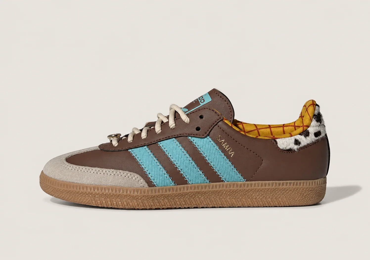Adidas Samba OG x Toy Story 'Woody' - Brown & Turquoise - Image 4