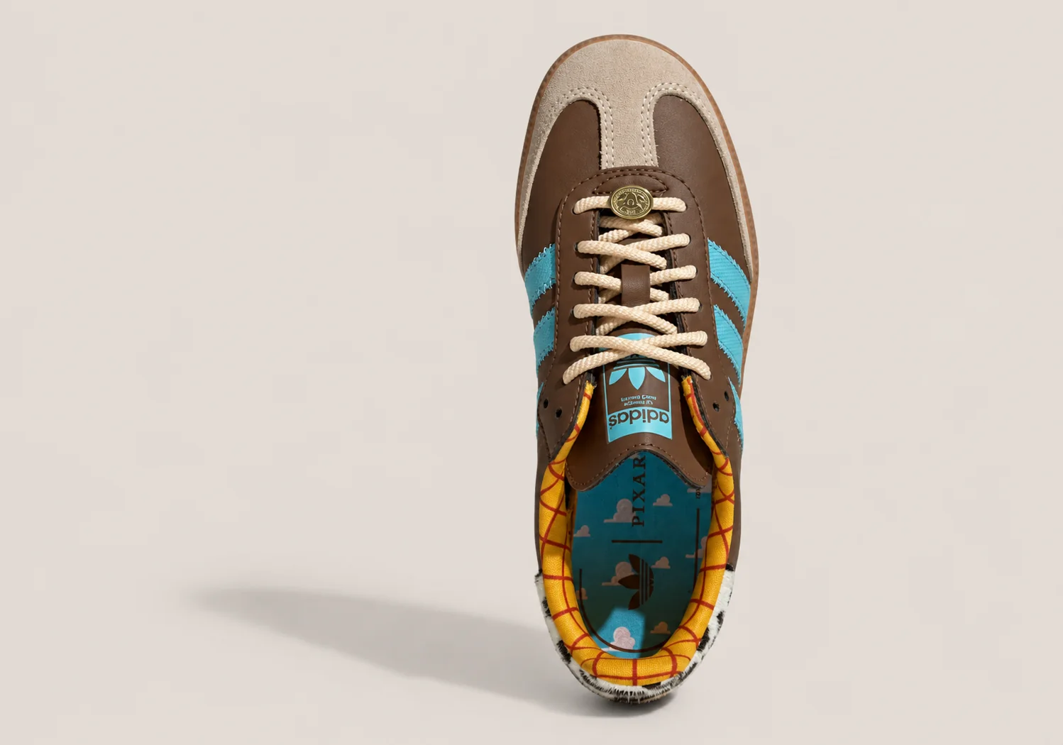 Adidas Samba OG x Toy Story 'Woody' - Brown & Turquoise - Image 2