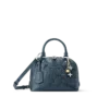 Louis Vuitton Alma BB Blue Monogram Print