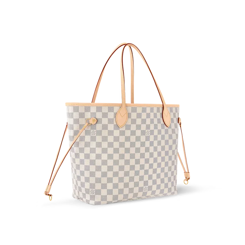Louis Vuitton Neverfull MM - Damier Azur Canvas - Image 5