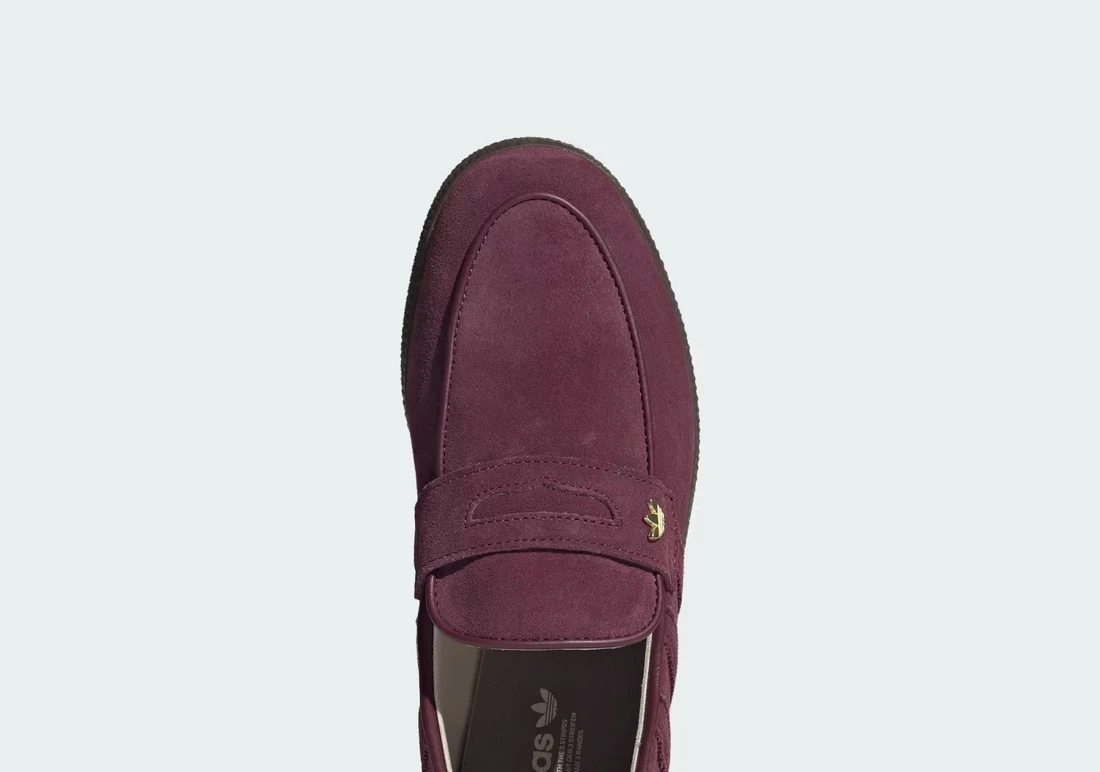 Adidas Handball Spezial Loafer - Burgundy / Dark Brown - Image 3