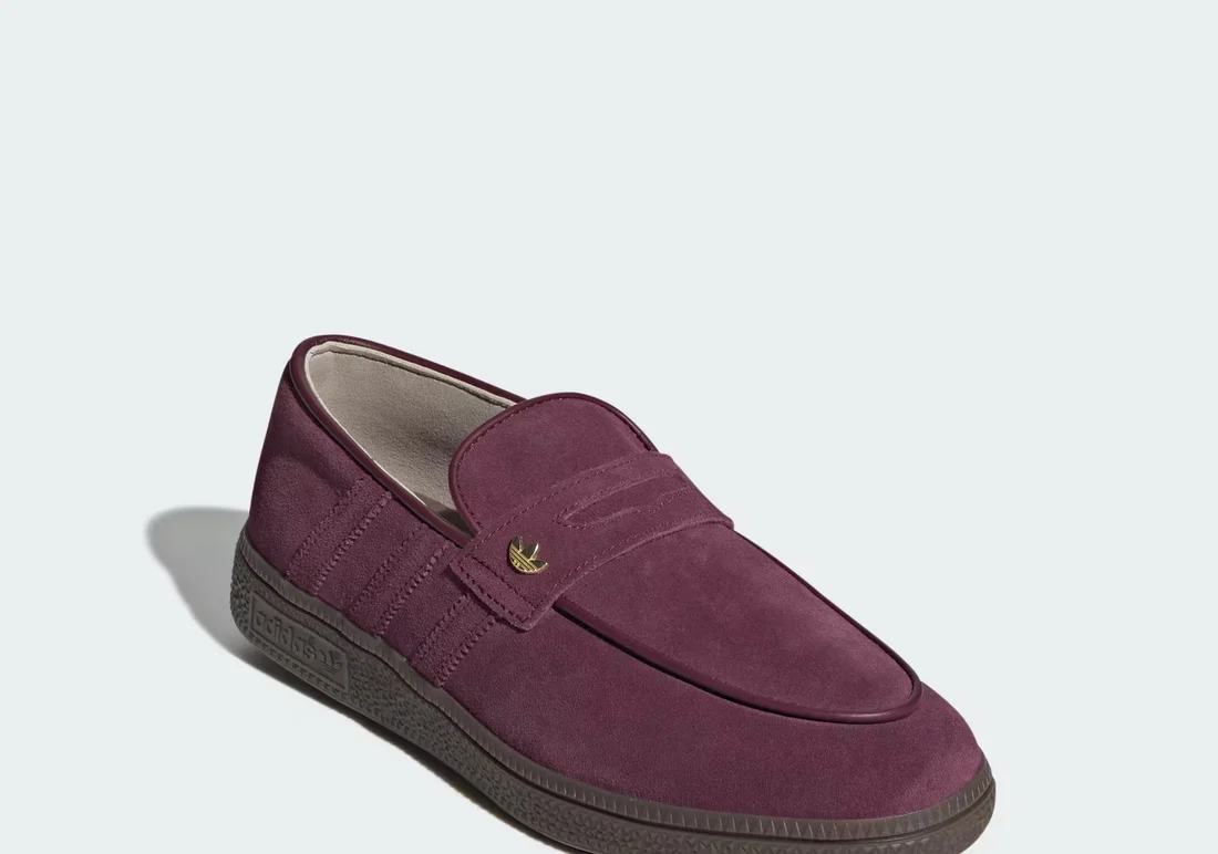 Adidas Handball Spezial Loafer - Burgundy / Dark Brown - Image 2