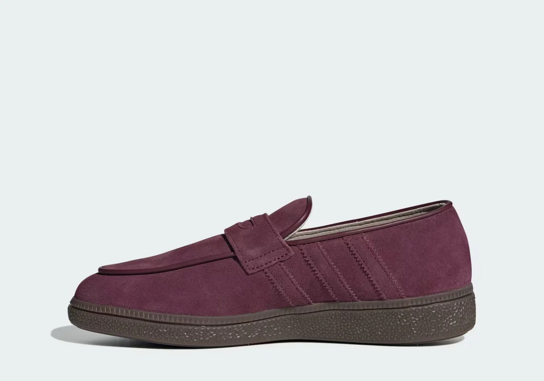 Adidas Handball Spezial Loafer - Burgundy / Dark Brown - Image 5