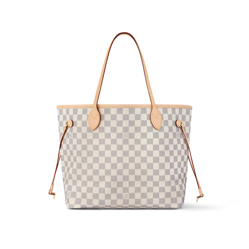 Louis Vuitton Neverfull MM - Damier Azur Canvas - Image 4