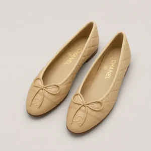 Alternative view of Chanel Ballet Flats - Beige