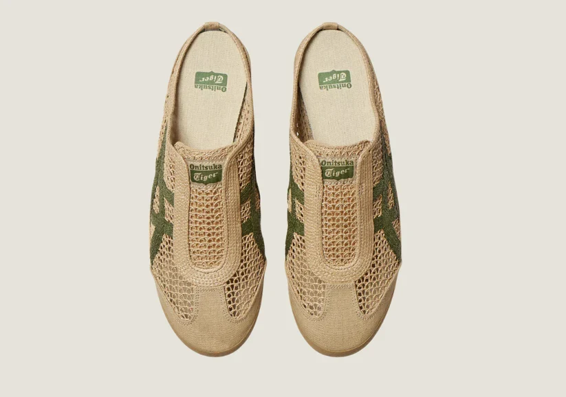 Onitsuka Tiger Mexico 66 Sabot - Cream / Green - Image 7