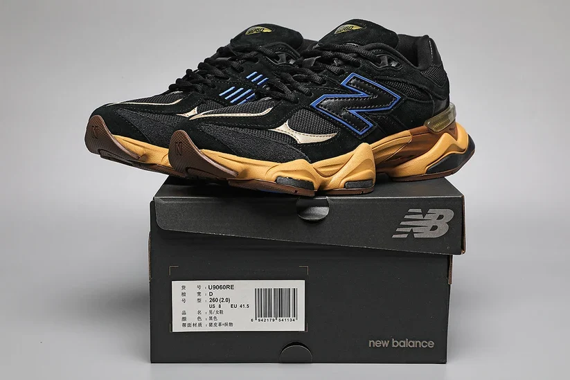 New Balance 9060 - Black / Yellow - Image 9