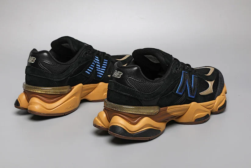 New Balance 9060 - Black / Yellow - Image 3