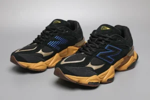 Alternative view of New Balance 9060 - Black / Yellow