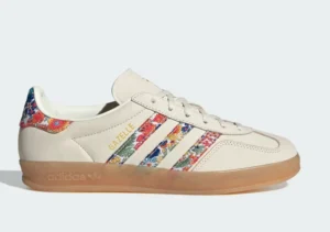 Adidas Samba OG x Liberty London - Off-White Gold Metallic Gum