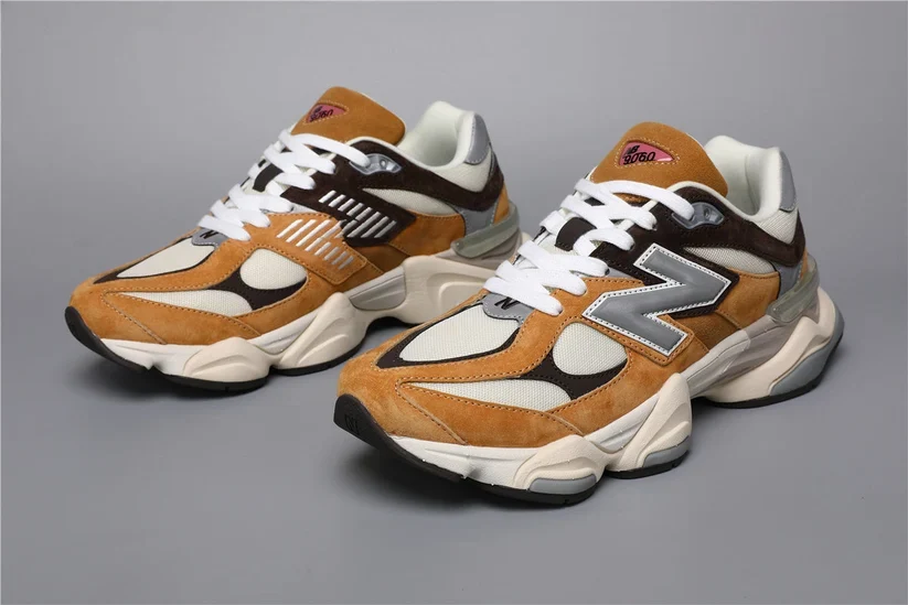 New Balance 9060 - Yellow / Brown - Image 2