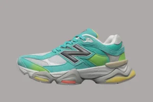 Alternative view of New Balance 9060 - Cyan Burst