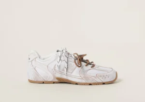Miu Miu x New Balance 530 SL Runner in white leather