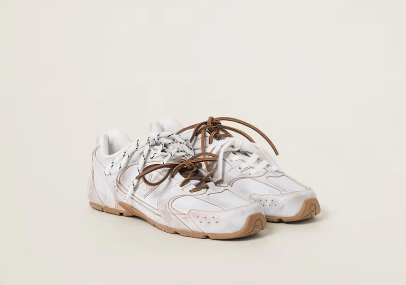 Miu Miu x New Balance 530 SL Runner - Leather (White) - Image 2