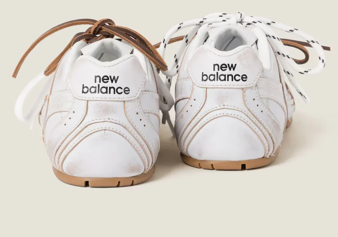 Miu Miu x New Balance 530 SL Runner - Leather (White) - Image 3
