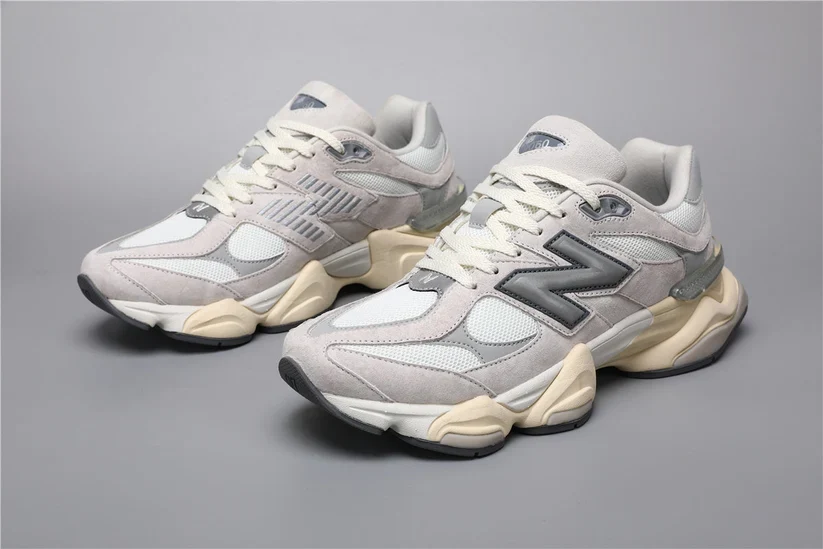 New Balance 9060-6 - Grey White - Image 4