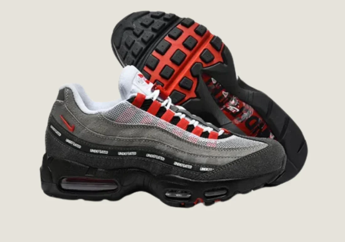 Nike Air Max 95 x Undefeated - Bright Crimson - Image 2