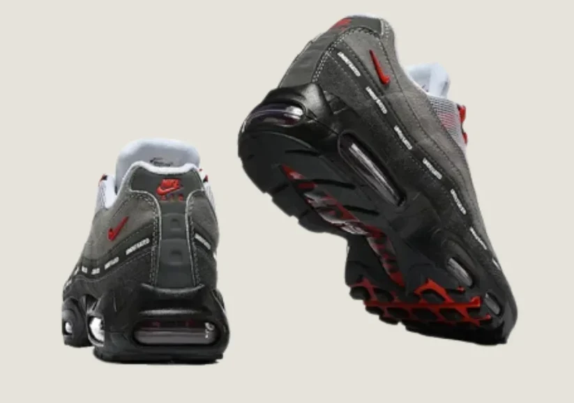 Nike Air Max 95 x Undefeated - Bright Crimson - Image 6