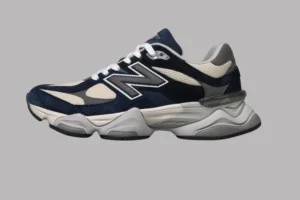 Alternative view of New Balance 9060 - Natural Indigo