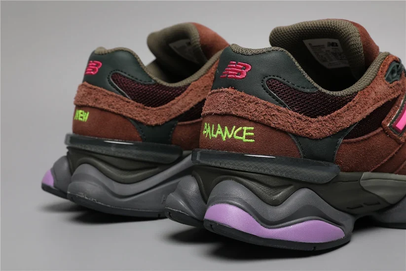 New Balance 9060 - Wine Red - Image 6